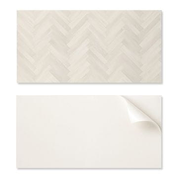 COLORAY Komplet samolepilnih vinilnih ploščic z vzorcem za spalnico. Vzorec ribje kosti v lesu, 10x40x20 cm