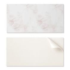 COLORAY Paket tiskanih vinilnih ploščic, pripravljenih za polaganje, z nežnim marmornim vzorcem 10x40x20 cm
