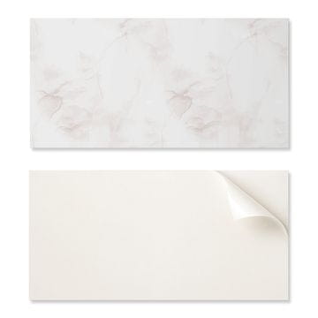 COLORAY Paket tiskanih vinilnih ploščic, pripravljenih za polaganje, z nežnim marmornim vzorcem 10x40x20 cm