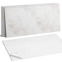 COLORAY Paket tiskanih vinilnih ploščic, pripravljenih za polaganje, z nežnim marmornim vzorcem 10x40x20 cm