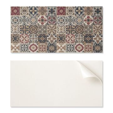 COLORAY Samolepilna vinilna plošča s potiskom za kopalnico 120x60 cm Mozaični vzorci v aranžmaju