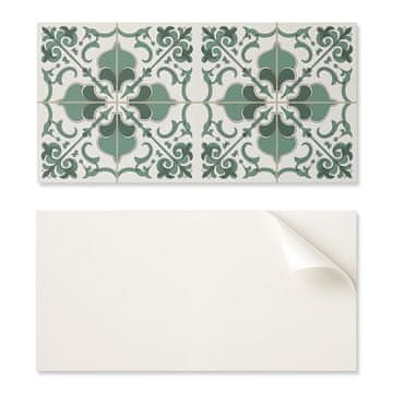 COLORAY Samolepilna dekoracija z grafiko za pisarno ali delovno sobo 100x50 cm Eleganten rastlinski vzorec