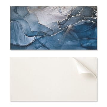 COLORAY Dekorativna plošča z grafiko, 100x50 cm, abstrakten valovit vzorec, lepljena