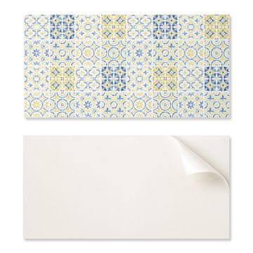 COLORAY Samolepilna vinilna plošča z dekorativnim tiskom 100x50 cm z mozaičnim vzorcem in ornamenti