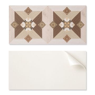 COLORAY Samolepilni mozaik iz vinilnih ploščic z vzorcem in ornamenti 10x40x20 cm