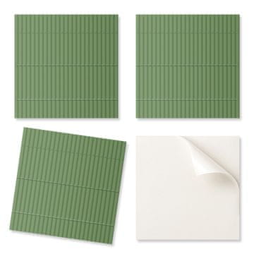 COLORAY Komplet vinilnih ploščic z vzorcem za dnevno sobo, samolepilne, komplet navpičnih cevi 20x20x20 cm