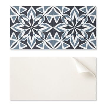 COLORAY Samolepilna vzorčasta vinilna dekoracija za spalnico 120x60 cm. Geometrija v simetriji.