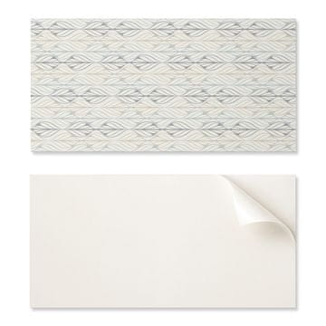 COLORAY Samolepilna vinilna plošča s potiskom za dnevno sobo 120x60 cm z vzorcem listov v rombi