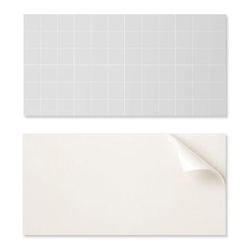 COLORAY Komplet vinilnih talnih ploščic z enobarvnim vzorcem ploščic 6x60x30 cm