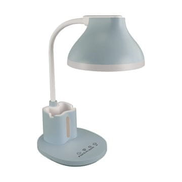 Ideus 7W LED namizna svetilka z nastavljivo barvo svetlobe in stikalom na dotik, modra debra Ideus 04232