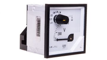 Voltmeter s stikalom N E615 500V delovni položaj C3 K=90 stopinj brez KJ certifikata EP27NE6150000