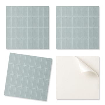 COLORAY Vinilne ploščice z dekorjem za kuhinjo ali kopalnico z geometrijskim vzorcem ploščic 9x30x30 cm