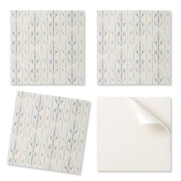 COLORAY PVC ploščice z motivom, enostavna dekoracija za jedilnico, vzorec listov v rombih 20x20x20 cm