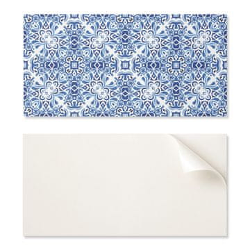 COLORAY Paket PVC vzorčastih ploščic, samolepilnih za spalnico, klasičen cvetlični vzorec 10x40x20 cm