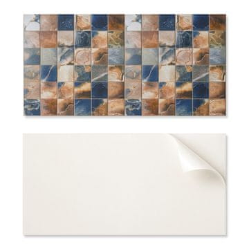 COLORAY Komplet PVC ploščic z vzorcem, samolepilnih, za spalnico, mozaik s kamnitimi vzorci, 6x60x30 cm