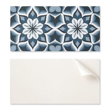 COLORAY Samolepilna vinilna stenska dekoracija 120x60 cm cvetlična simetrija