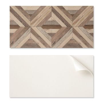 COLORAY Samolepilna PVC jedilniška plošča z grafiko 100x50 cm lesena plošča z vzorcem