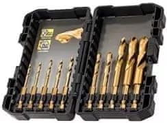DEWALT KOMPLET SVEDRLJEV ZA KOVINO HSS-PLIN, 10-DELNI, 6-DELNI, EXTREME IMPACT, 3–12 mm