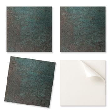 COLORAY Samolepilne vinilne ploščice s potiskom za kopalnico s teksturo in subtilnim vzorcem 20x20x20 cm