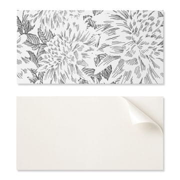 COLORAY Dekorativna samolepilna plošča za hitro preobrazbo stene 120x60 cm s cvetličnim vzorcem in listi