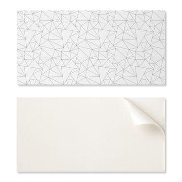 COLORAY Vinilne ploščice z dekorjem za kuhinjo ali kopalnico z geometrijskim vzorcem linij 6x60x30 cm
