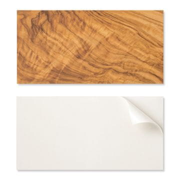 COLORAY Komplet PVC ploščic z dekorjem za kuhinjo ali kopalnico, vzorec naravnega lesa, 6x60x30 cm