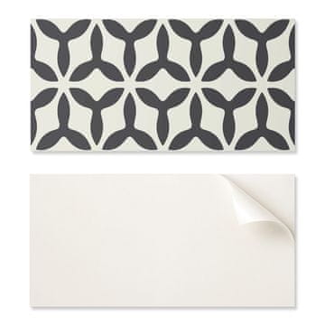 COLORAY Estetska vinilna stenska obloga s potiskom 100x50 cm Eleganten vzorec s plavutmi