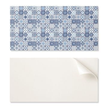 COLORAY Paket PVC ploščic z vzorcem, samolepilne za spalnico, mozaik, vzorci karo 6x60x30 cm