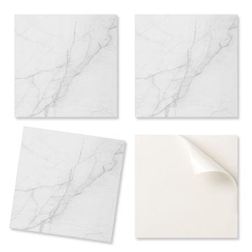 COLORAY Komplet vinilnih talnih ploščic Elegantni marmorni vzorec 20x20x20 cm