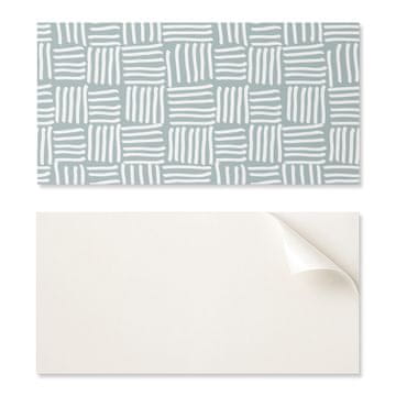 COLORAY PVC ploščice z motivom, enostavna dekoracija za jedilnico, geometrijski vzorec linij 6x60x30 cm