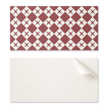 COLORAY Nalepka za hodnik z grafiko, vinilna, 120x60 cm, diamantni vzorec z zvezdicami