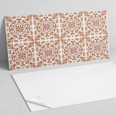 COLORAY Komplet PVC ploščic z dekorativnim cvetličnim vzorcem za kuhinjo ali kopalnico 10x40x20 cm