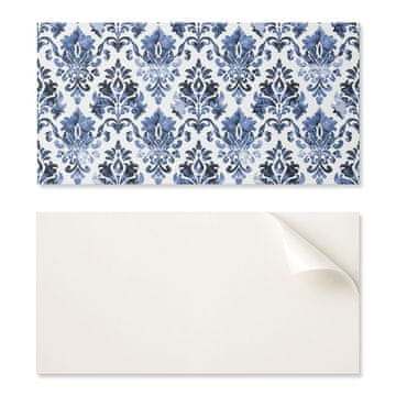COLORAY Samolepilne vinilne ploščice z dekorativnim potiskom cvetličnega baročnega vzorca 6x60x30 cm