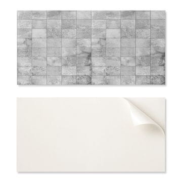 COLORAY Samolepilna vinilna plošča s potiskom za kopalnico 120x60 cm vzorec kamnitih ploščic