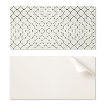 COLORAY PVC stenske ploščice z vzorcem za dekoracijo prostora Cvetlični vzorec v mreži 10x40x20 cm