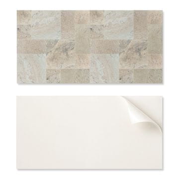 COLORAY Stenska dekoracija PVC plošča z vzorcem za sobo 120x60 cm, vzorec kamnitega mozaika