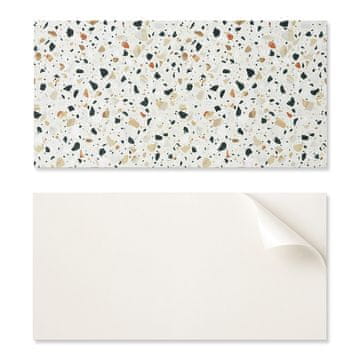 COLORAY Komplet PVC ploščic z vzorcem, samolepilnih, za spalnico, vzorec s kamni v ozadju, 10x40x20 cm