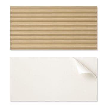 COLORAY Samolepilne dekorativne ploščice za hitro preobrazbo sten. Vzporedne lesene deske 10x40x20 cm.