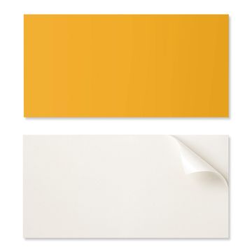 COLORAY Samolepilna vinilna talna obloga z grafiko za kuhinjo 100x50 cm svetlo oranžne barve