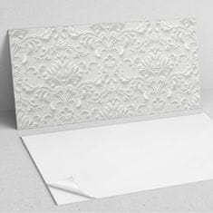 COLORAY Dekorativne vinilne talne ploščice z elegantnim reliefnim vzorcem 10x40x20 cm