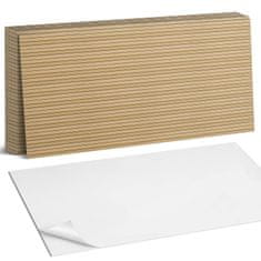 COLORAY Samolepilne dekorativne ploščice za hitro preobrazbo sten. Vzporedne lesene deske 10x40x20 cm.