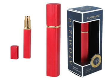 shumee Razpršilnik - valovita posoda za parfum/vodo/osvežilec obraza/antibakterijsko tekočino - rdeča