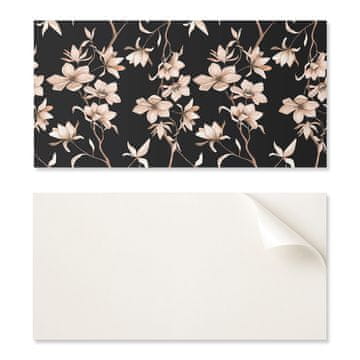 COLORAY PVC plošča z motivom, enostavna dekoracija za jedilnico 100x50 cm, cvetlični vzorec na ozadju