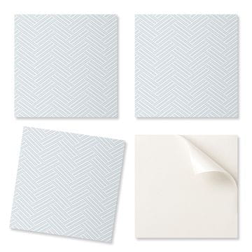 COLORAY PVC ploščice z motivom, enostavna dekoracija za jedilnico, cikcak vzorec s črtami 20x20x20 cm