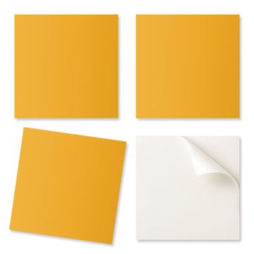 COLORAY Dekorativne vinilne stenske ploščice svetlo oranžne 9x30x30 cm
