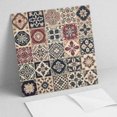COLORAY Dekorativne samolepilne stenske ploščice za dnevno sobo z vzorci mozaičnih ploščic 9x30x30 cm
