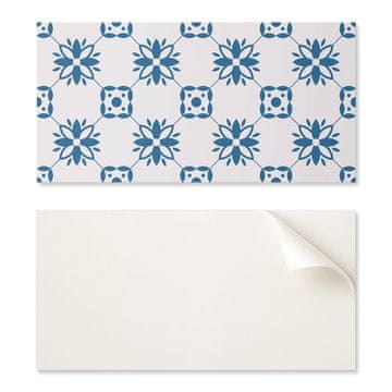 COLORAY Paket PVC vzorčastih ploščic, samolepilnih za spalnico, cvetlični vzorec z listi, 10x40x20 cm