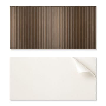 COLORAY Samolepilna vinilna plošča s potiskom 120x60 cm navpične lesene letvice