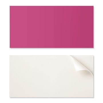 COLORAY Samolepilna vinilna plošča - dekoracija za steno pisarne 120x60 cm roza