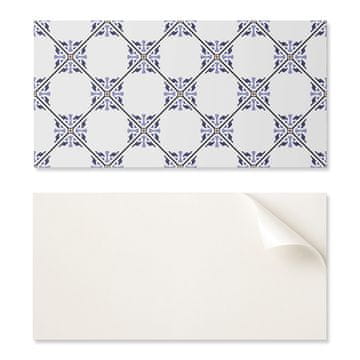 COLORAY Paket vinilnih ploščic s cvetličnim vzorcem za spalnico 10x40x20 cm